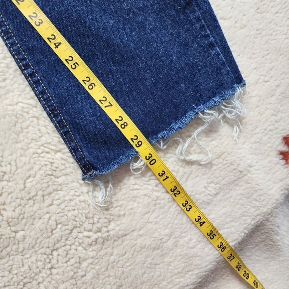 Vintage 70s Levis Jeans 30x29 Orange Tab 684 0217 Frayed Hem Dark Wash Mid Rise - Picture 11 of 11